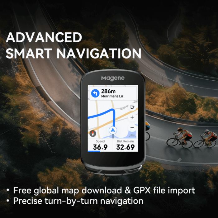 Đồng Hồ Xe Đạp GPS Magene C506