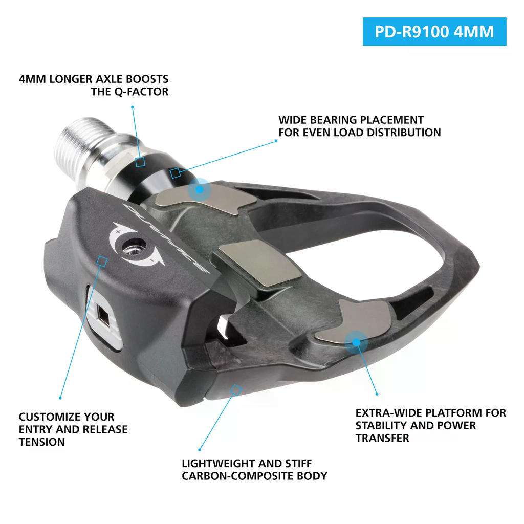 Bàn Đạp Shimano Dura-Ace PD-R9100 SPD-SL