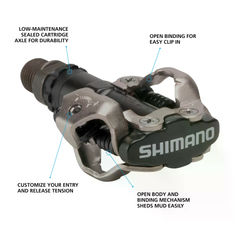 Bàn Đạp Shimano PD-M520 SPD