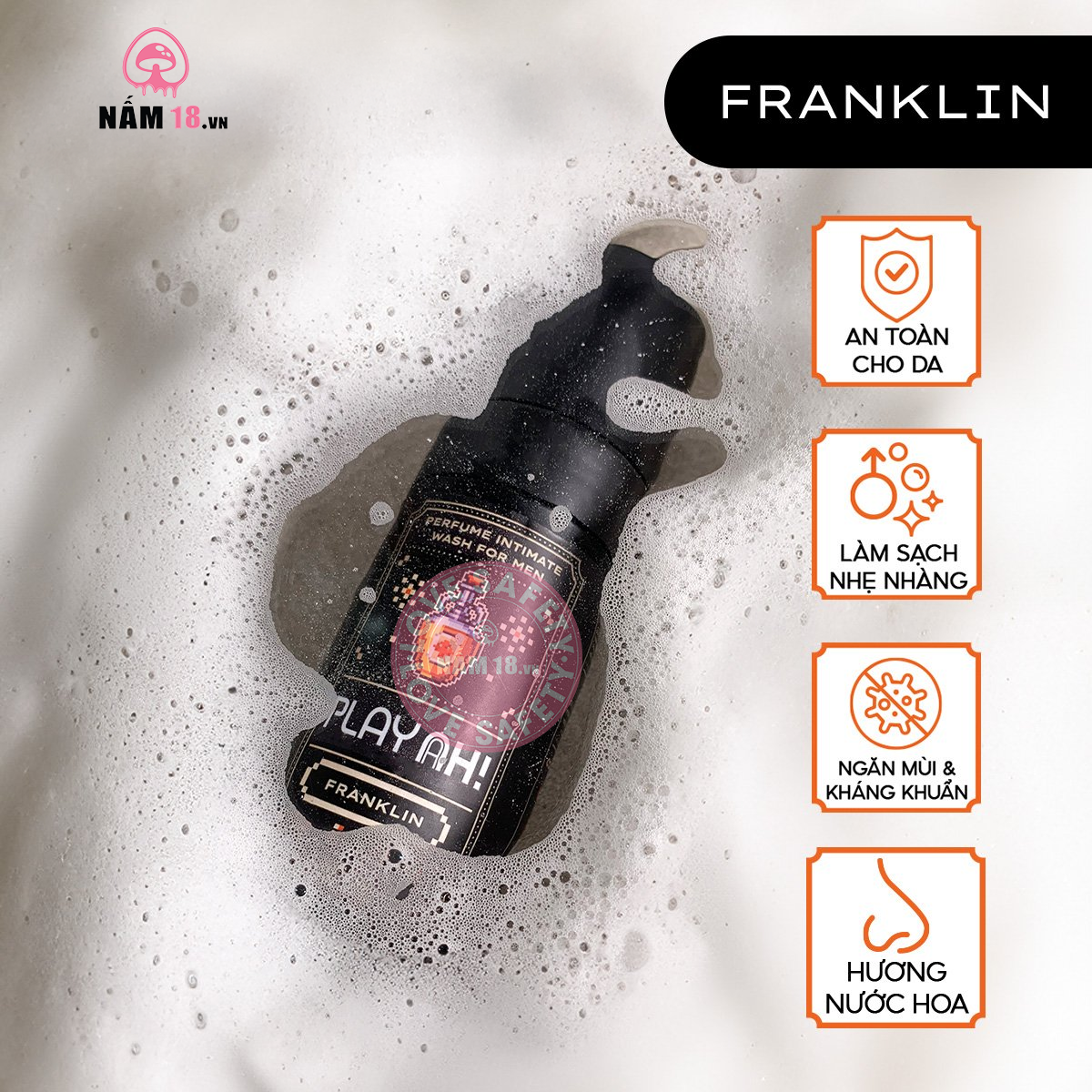  Dung Dịch Vệ Sinh Nam Playah Franklin Foam 