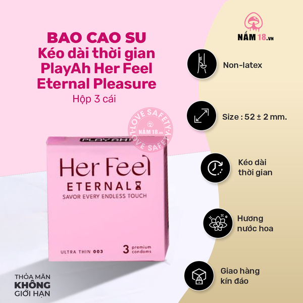  Bao Cao Su Kéo Dài Thời Gian PlayAh Her Feel Eternal Pleasure 