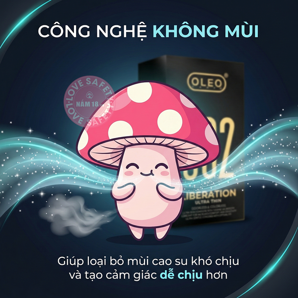 Bao Cao Su Siêu Mỏng Oleo Lampo 002 Liberation Ultrathin