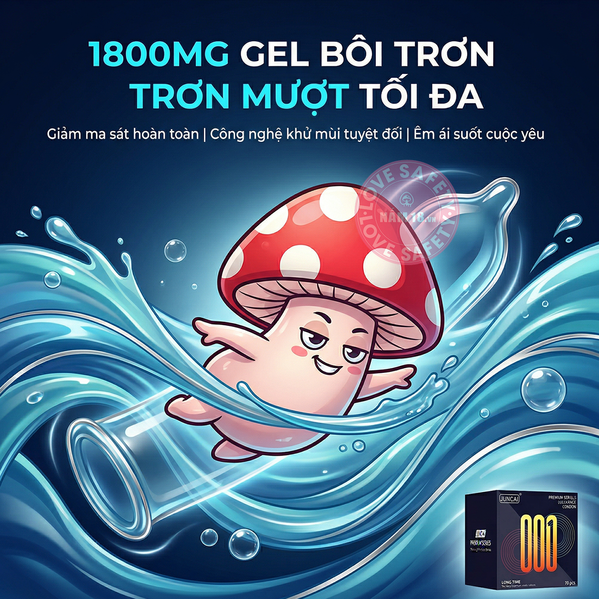  Bao Cao Su Kéo Dài Thời Gian Juncai Long Time 