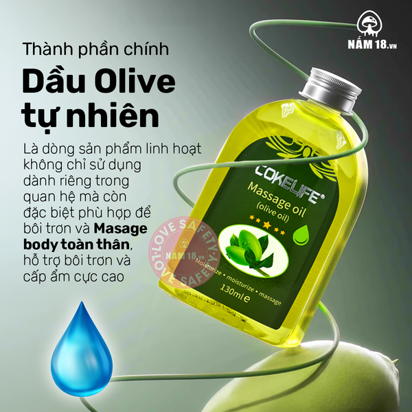 Gel Dầu Massage Body Cokelife Olive Oil