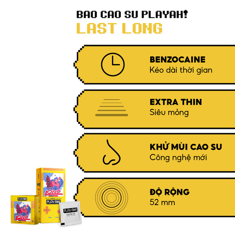  Bao Cao Su Kéo Dài Thời Gian Playah Last Long 