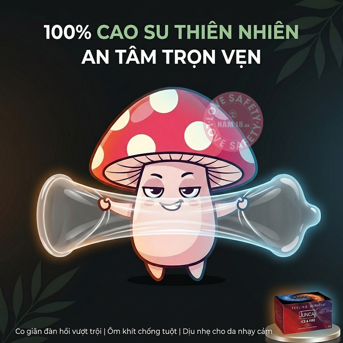 Bao Cao Su Siêu Mỏng Juncai Ice & Fire Lửa Băng 