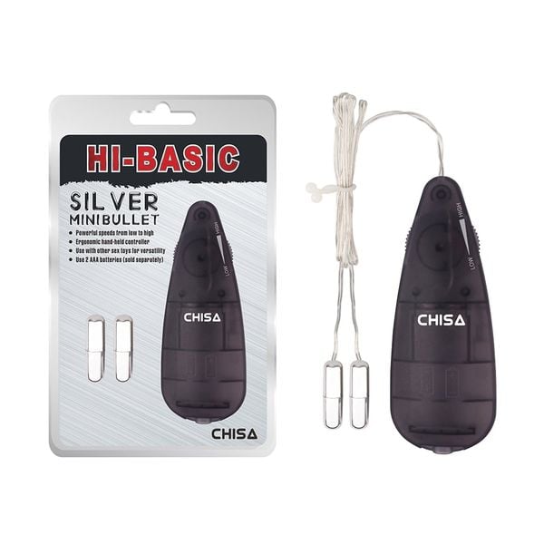 Trứng Rung 2 Đầu Mini Hi-Basic Twins Bullets