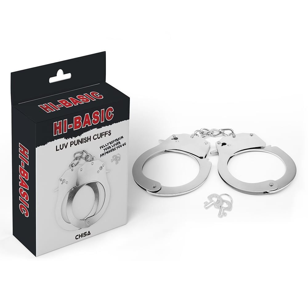  Còng Tay Thép Chisa Hi-Bassic Luv Punish Cuffs 
