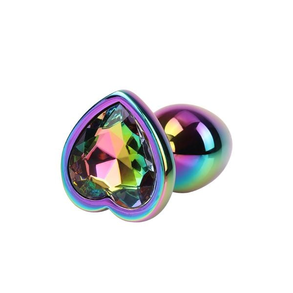 Phích Cắm Hậu Môn Maxtrix Mont Rainbow Heart Gem Plug