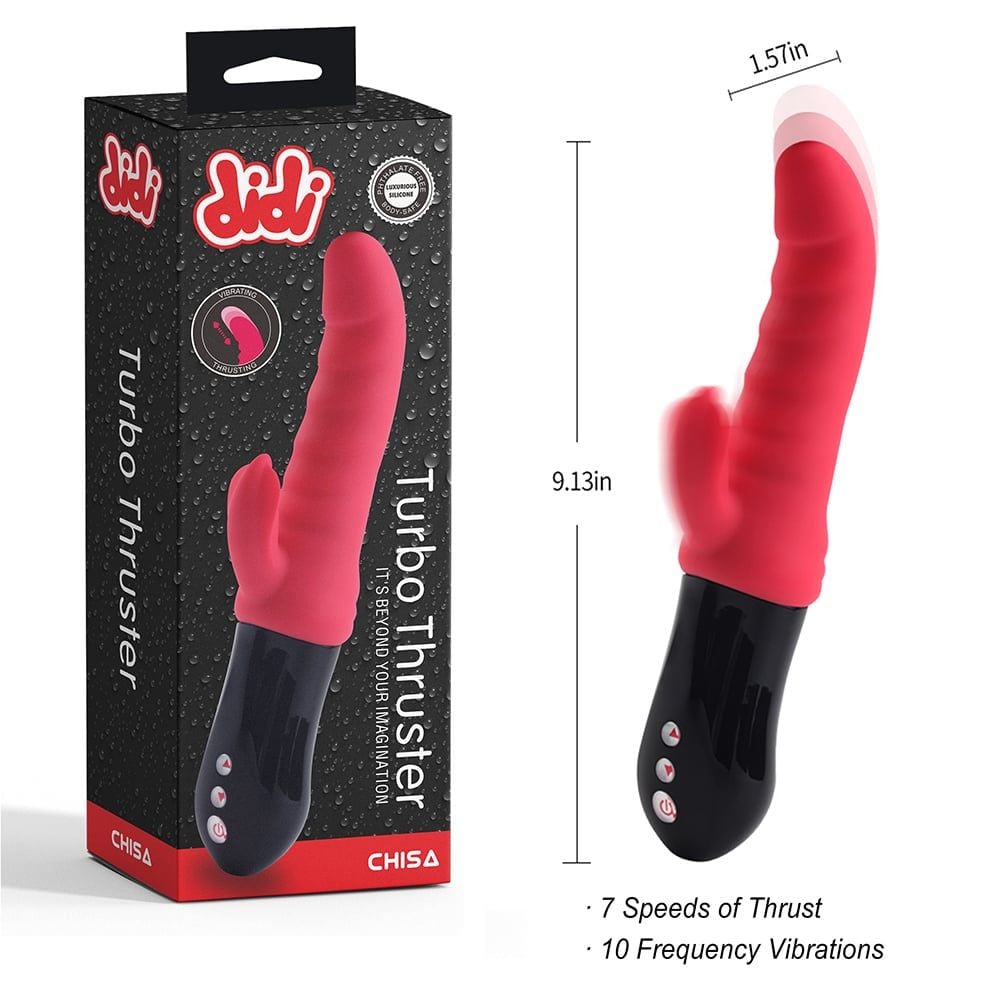 Dương Vật Giả Rung Thụt Có Nhánh DiDi Turbo Thruster 