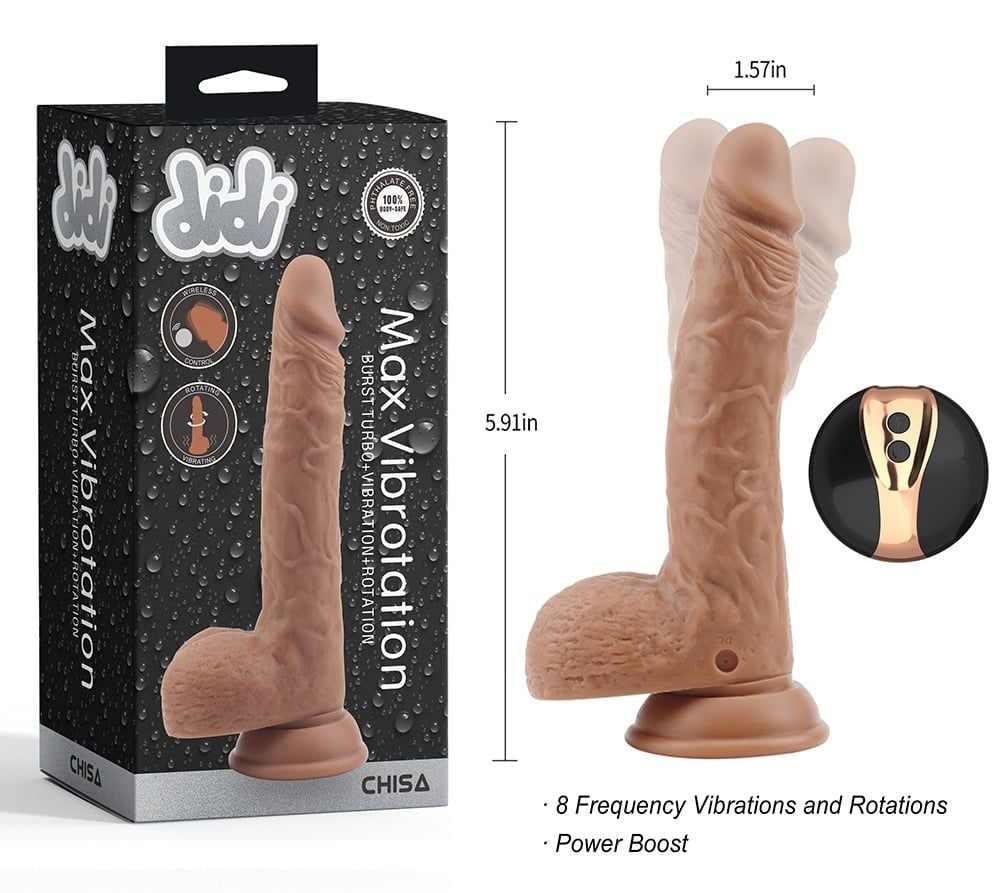  Dương Vật Dính Tường Chisa DiDi Max Vibrotation 