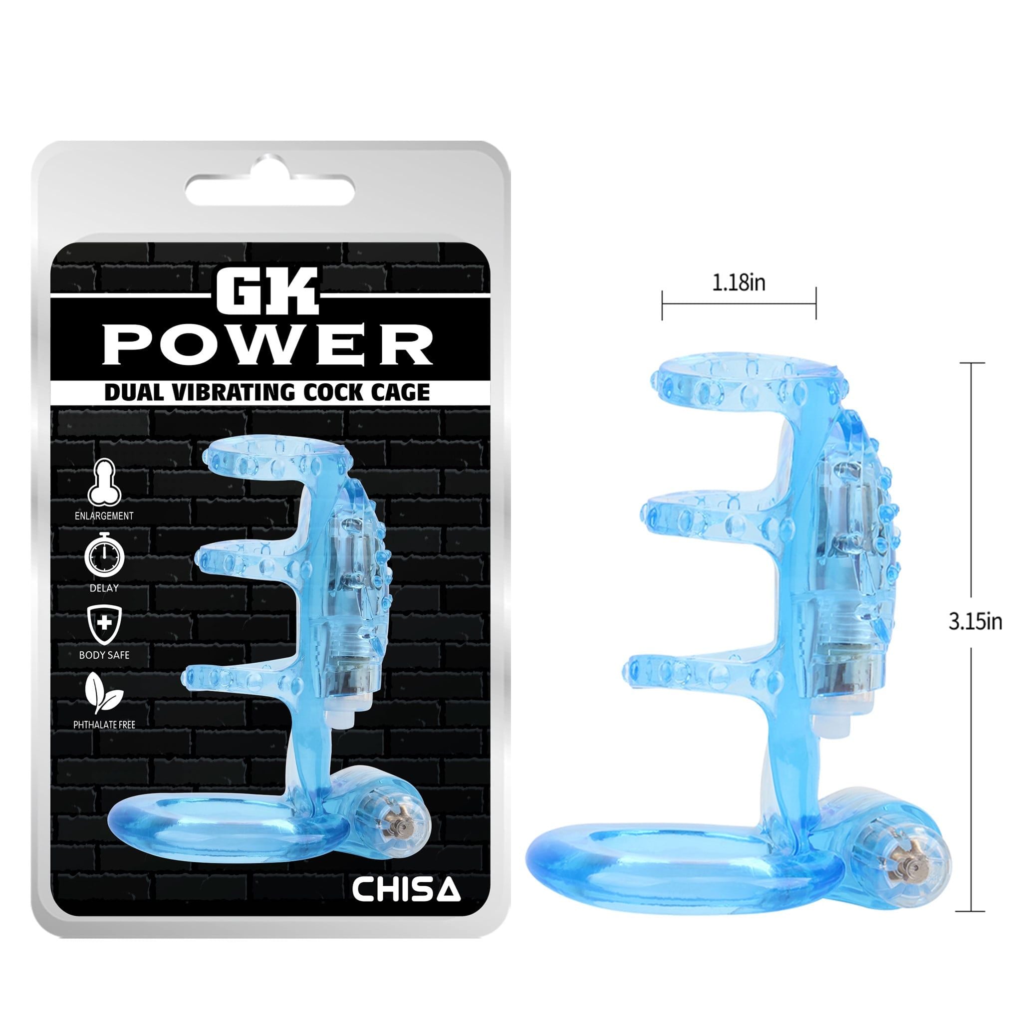  Vòng Rung Chisa GK Power Dual Vibrating Cock Cage 
