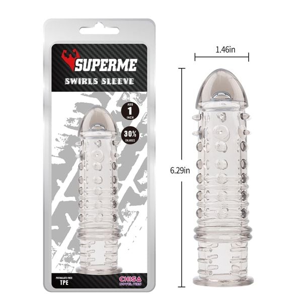 Đôn Dên Tăng Kích Thước Superme Swirls Sleeve