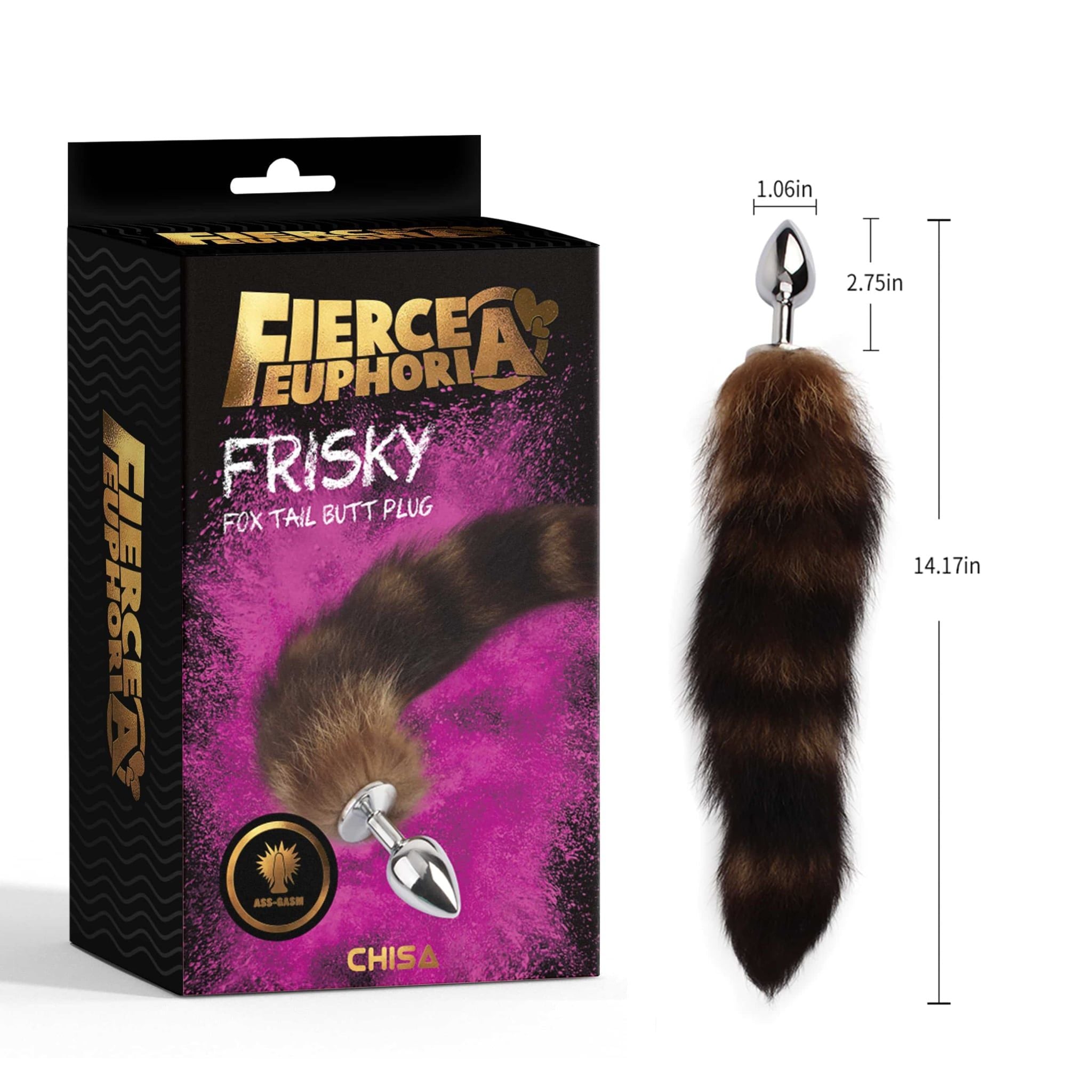  Đuôi Cáo Inox Fierce Euphoria Frisky Fox | BDSM 