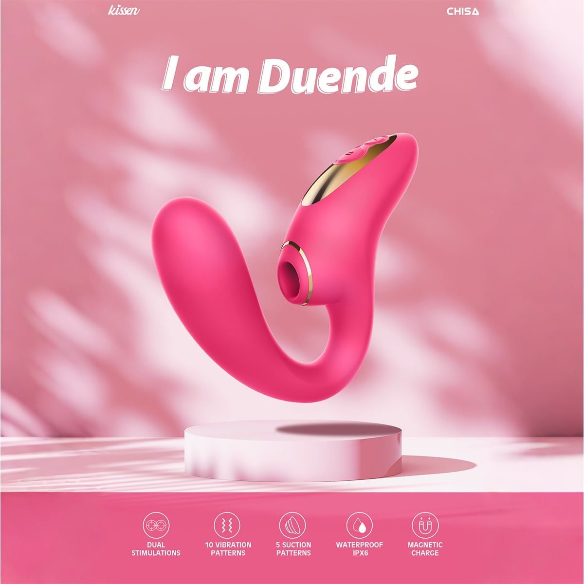  Máy Rung Hút Kích Thích Âm Vật Kissen Duende 