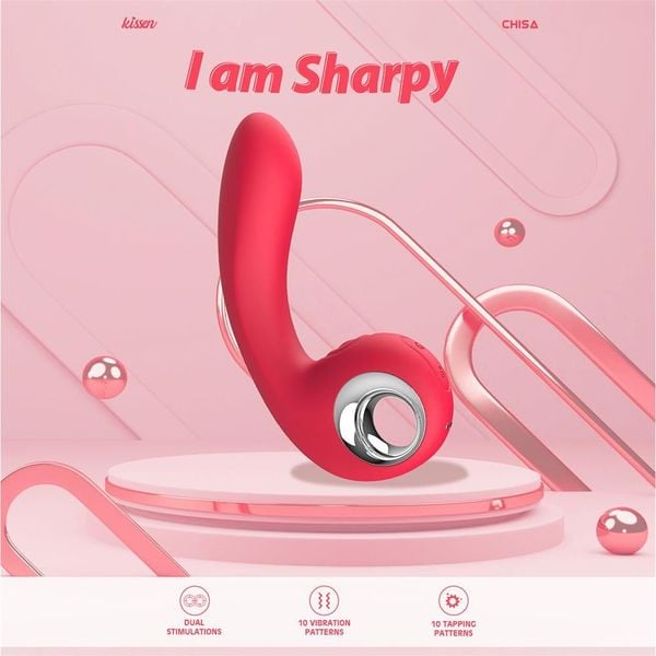  Dương Vật Giả Kissen Sharpy 10 Chế Độ Rung 