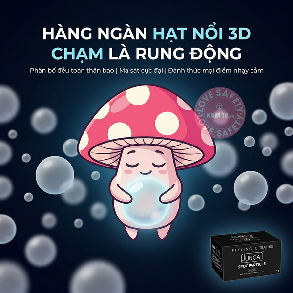 Bao Cao Su Siêu Điểm Nổi Juncai Spot Particle