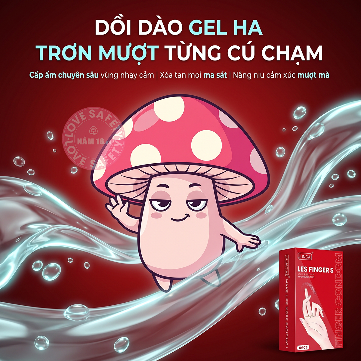  Bao Cao Su Ngón Tay Juncai Les Finger S Hương Dâu 