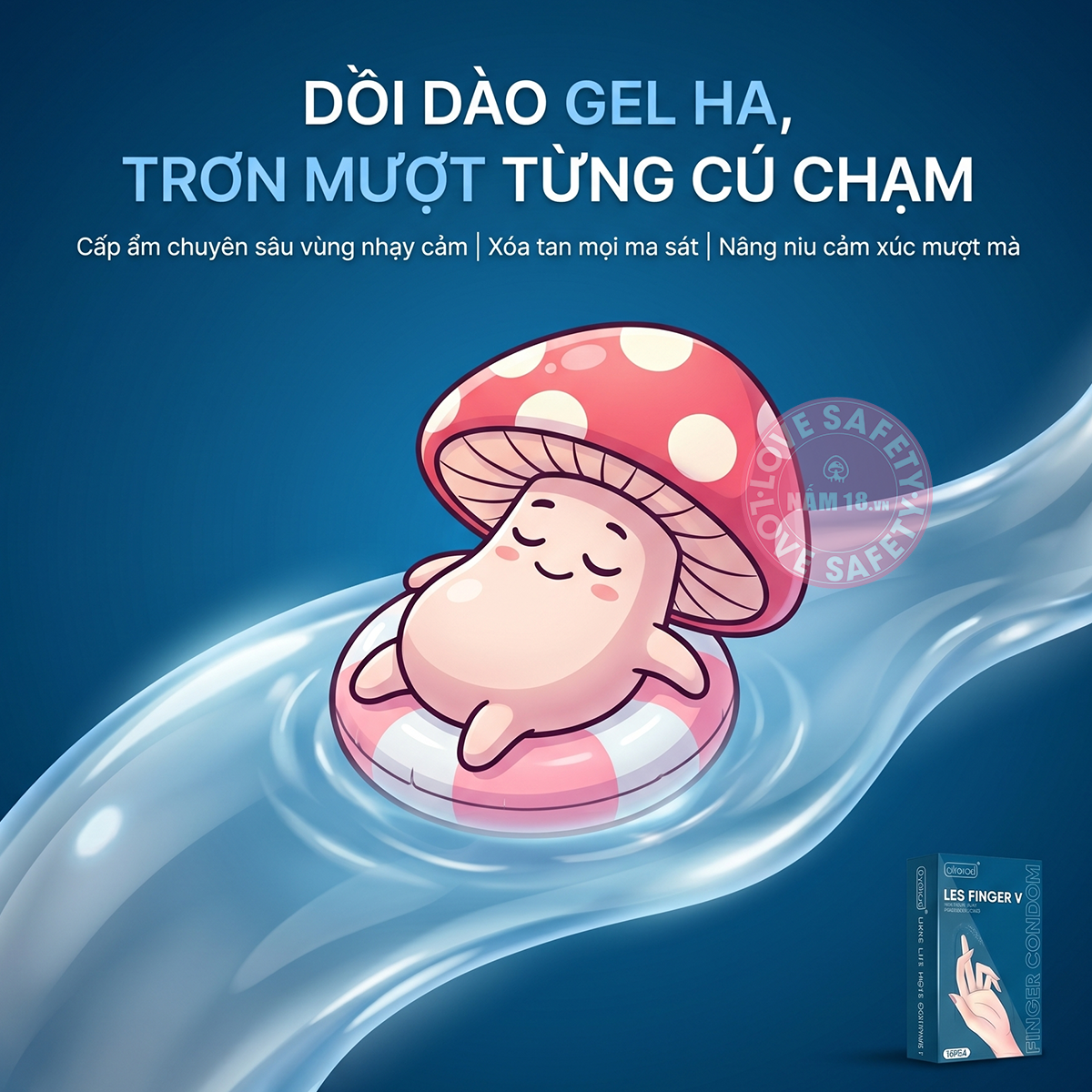  Bao Cao Su Ngón Tay Juncai Les Finger V Hương Vanilla 