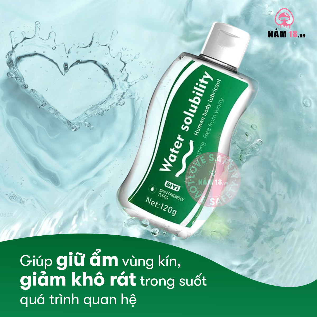  Gel Bôi Trơn Cấp Ẩm Siyi Skin Friendly Types 