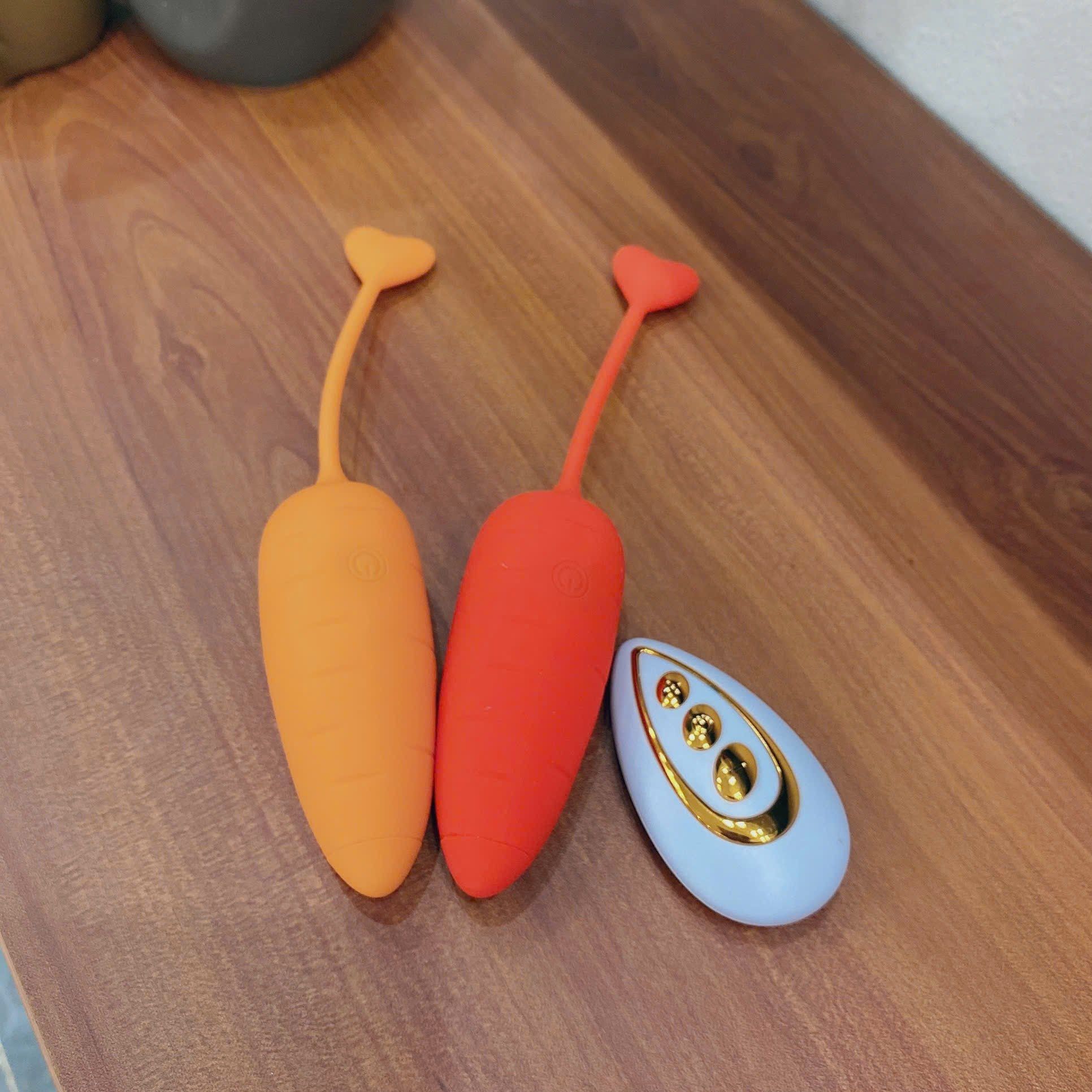  Trứng Rung Ngụy Trang Trái Carrot 10 Chế Độ Rung 