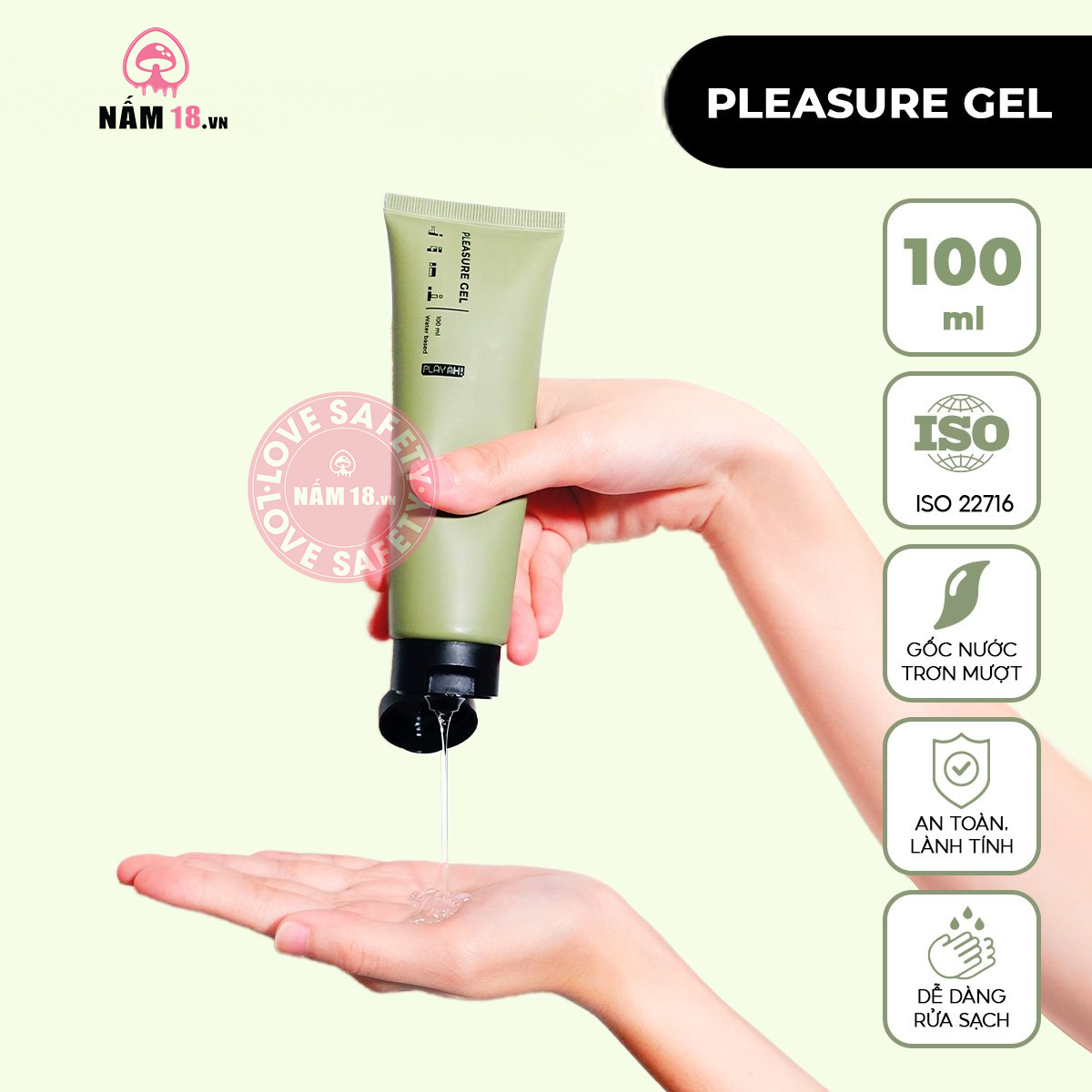  Gel Bôi Trơn Playah Basic Gốc Nước 