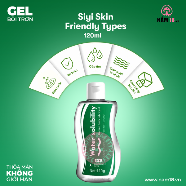 Gel Bôi Trơn Cấp Ẩm Siyi Skin Friendly Types