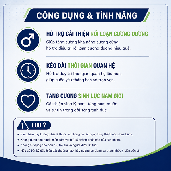 Viên uống tăng cường sinh lý Edsave 20mg | Nấm 18