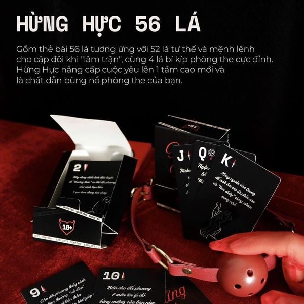  Bộ Thẻ Bài Tình Yêu Hừng Hực | Level Nâng Cao 56 Lá 