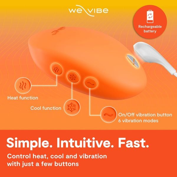 Máy Rung Kích Thích Âm Vật We Vibe Temp Tạo Nhiệt Nóng & Lạnh