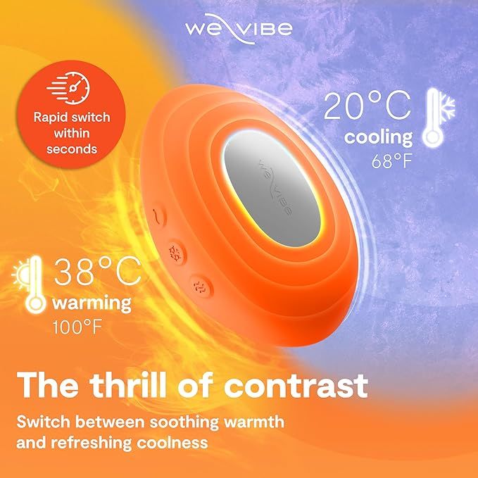  Máy Rung Kích Thích Âm Vật We Vibe Temp Tạo Nhiệt Nóng & Lạnh 