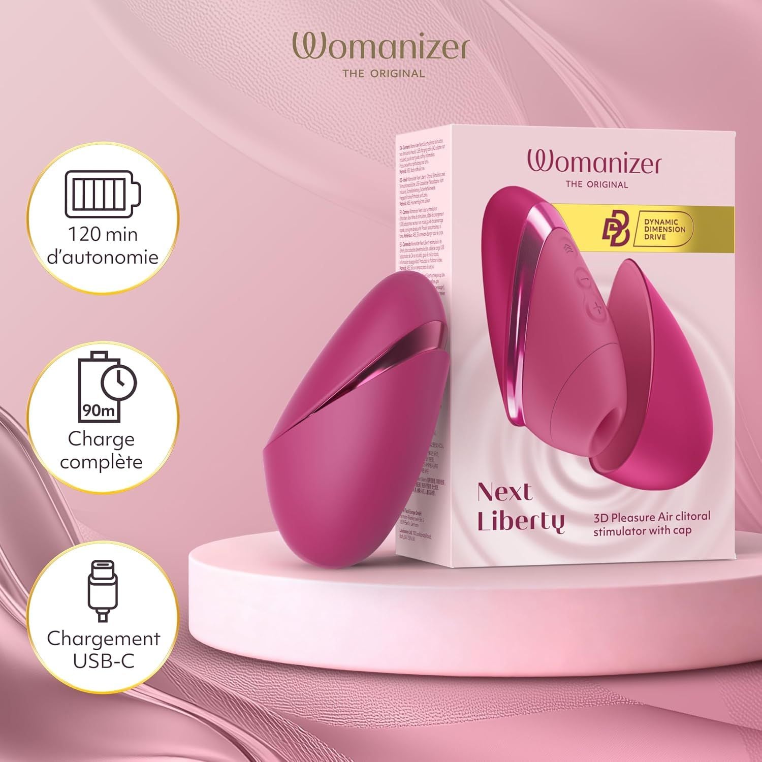  Máy Bú Hút Âm Vật Womanizer Next Liberty 