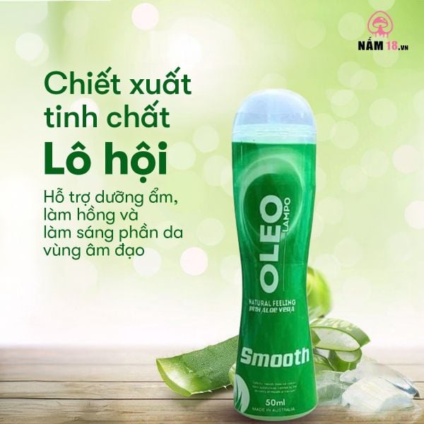  Gel Bôi Trơn Oleo Lampo Smooth Hương Nha Đam 