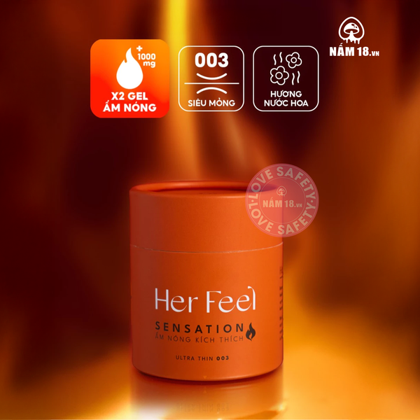 Bao Cao Su Nóng Ấm PlayAh Her Feel Sensation