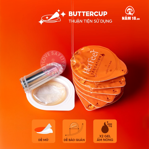 Bao Cao Su Nóng Ấm PlayAh Her Feel Sensation Hương Nước Hoa