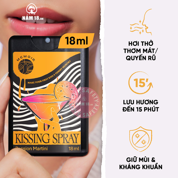 Xịt Thơm Miệng Cấp Tốc PlayAh Hương Chanh Dây Martini