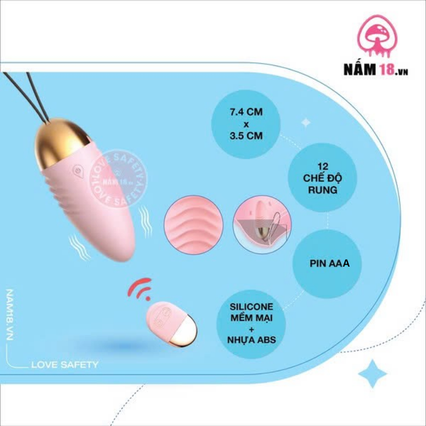  Trứng Rung Vibrator Spark Of Love 12 Chế Độ Rung 