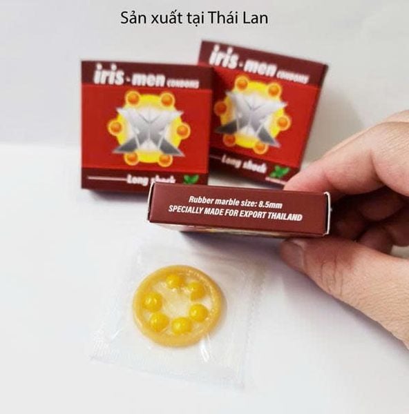 Bao Cao Su Kéo Dài Thời Gian Iris Men 6 Bi