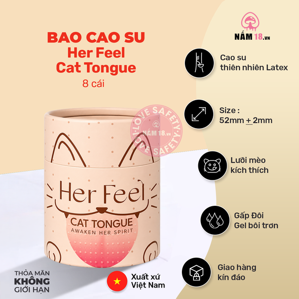  Bao Cao Su Gai Her Feel Cat Tongue 