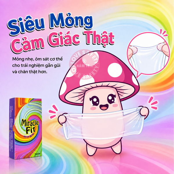 Bao Cao Su Sagami Miracle Fit Ôm Sát