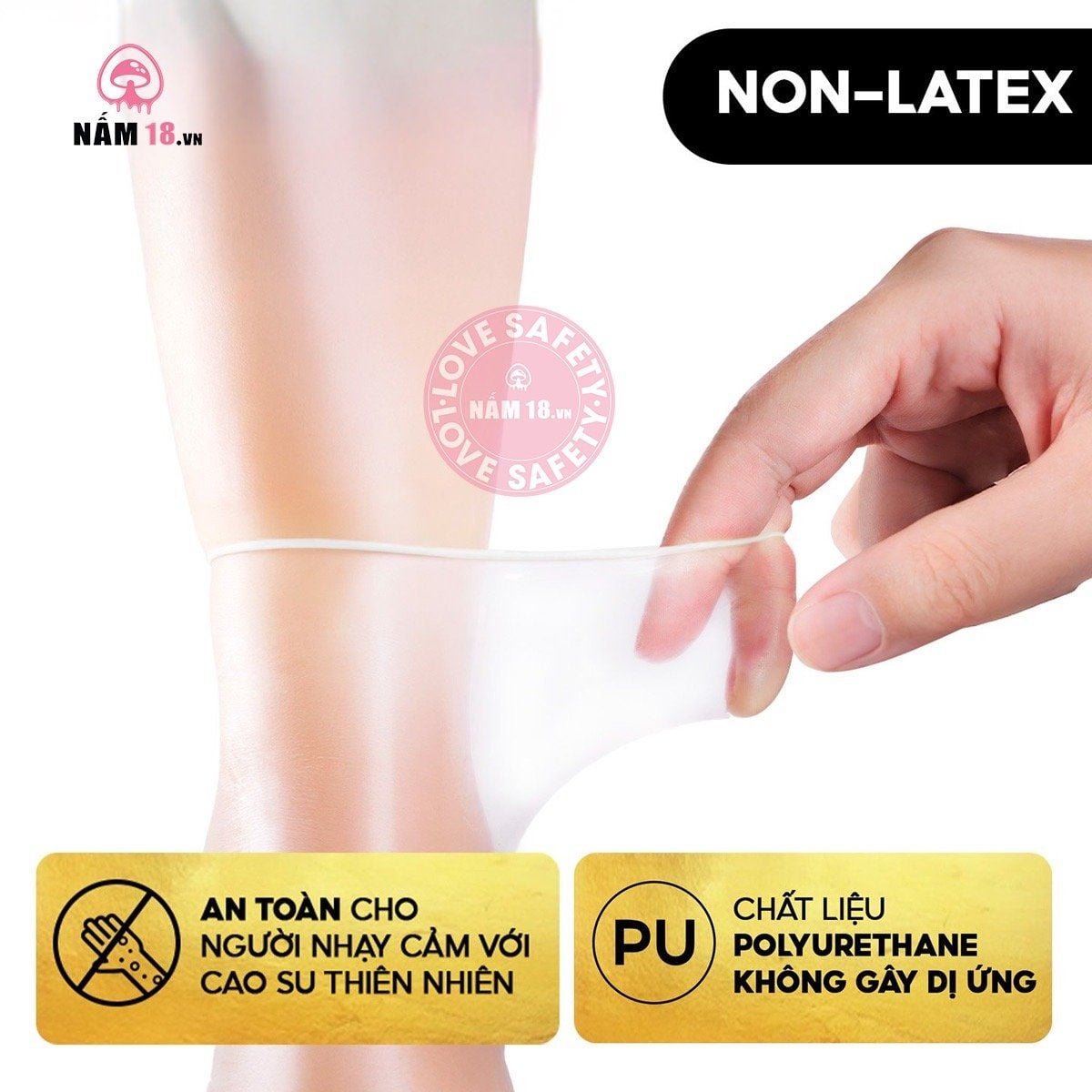  Bao Cao Su Siêu Mỏng Playah 0.01 Non Latex 