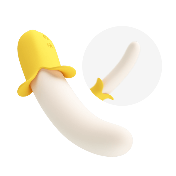 Dương Vật Giả Pretty Love Banana Geek Đa Chế Độ Rung Thụt