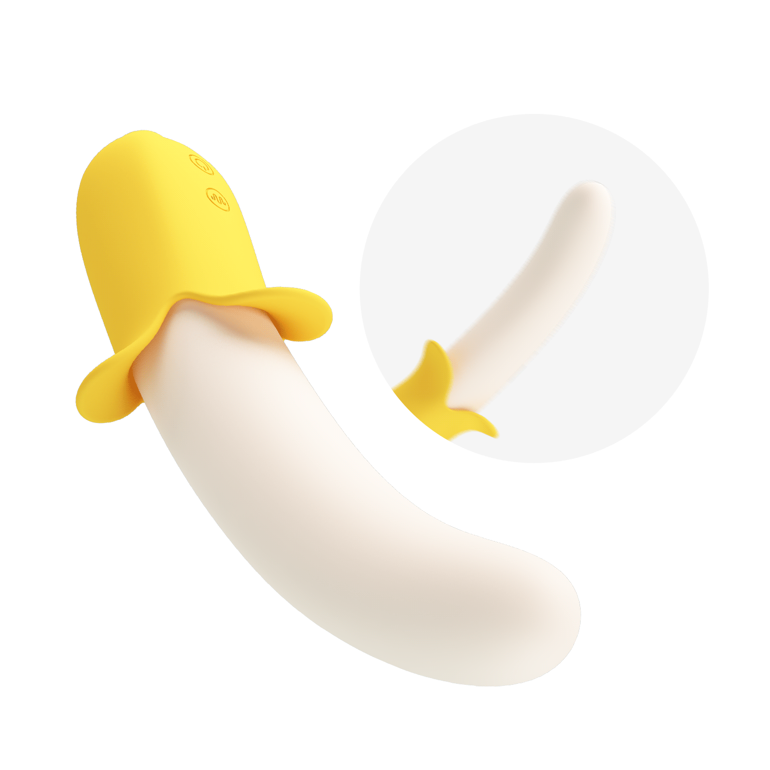  Dương Vật Giả Pretty Love Banana Geek Đa Chế Độ Rung Thụt 