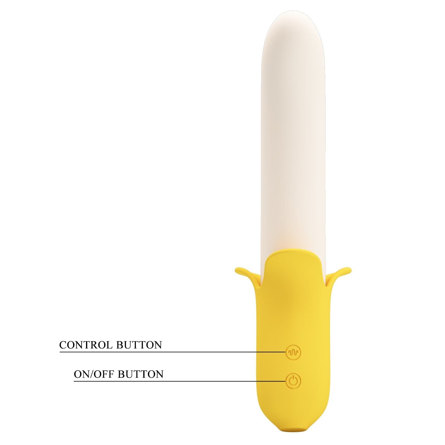  Dương Vật Giả Pretty Love Banana Geek Đa Chế Độ Rung Thụt 