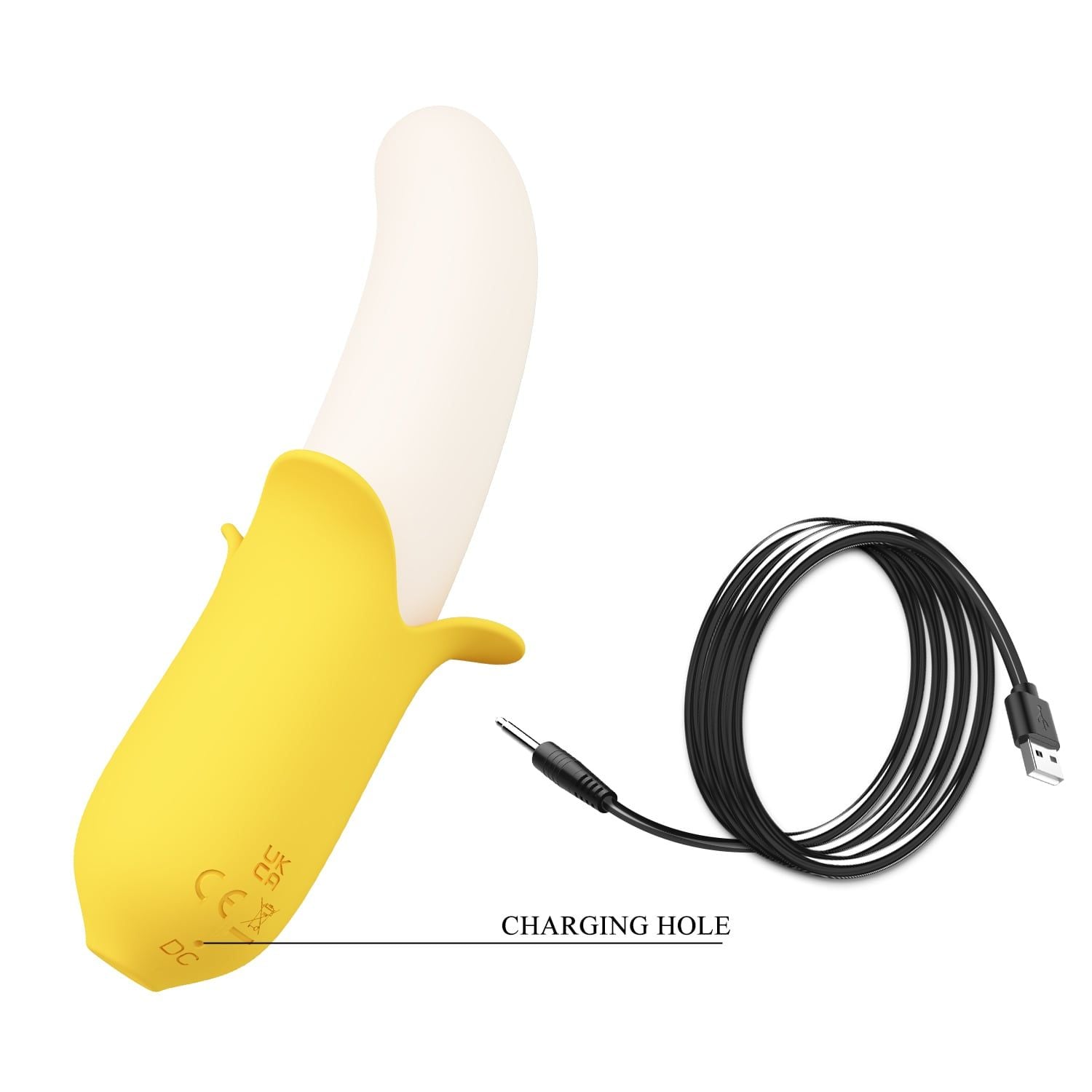  Dương Vật Giả Pretty Love Banana Geek Đa Chế Độ Rung Thụt 