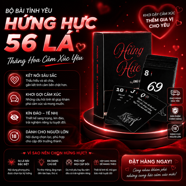  Bộ Thẻ Bài Tình Yêu Hừng Hực | Level Nâng Cao 56 Lá 