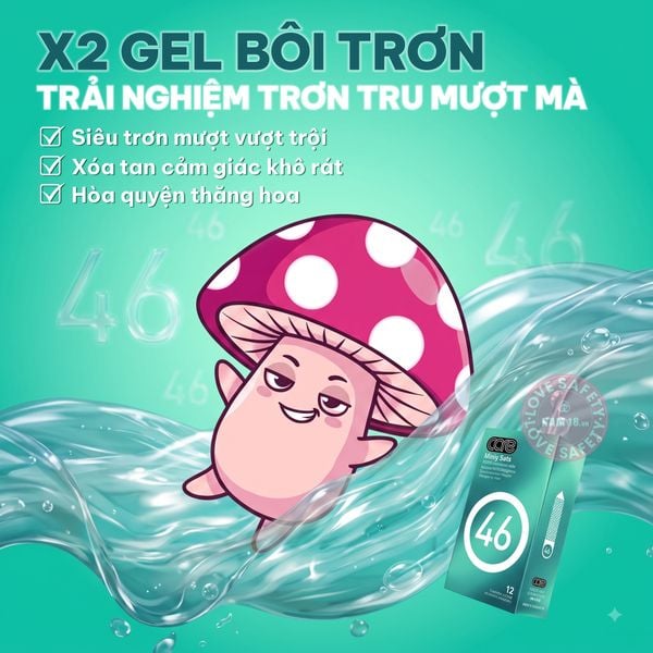 Bao Cao Su Kéo Dài Thời Gian CARE 46 Minty Dots Hương Bạc Hà
