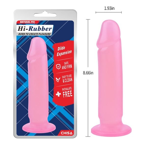 Dương Vật Giả Dính Tường Chisa Hi-Rubber Expansion