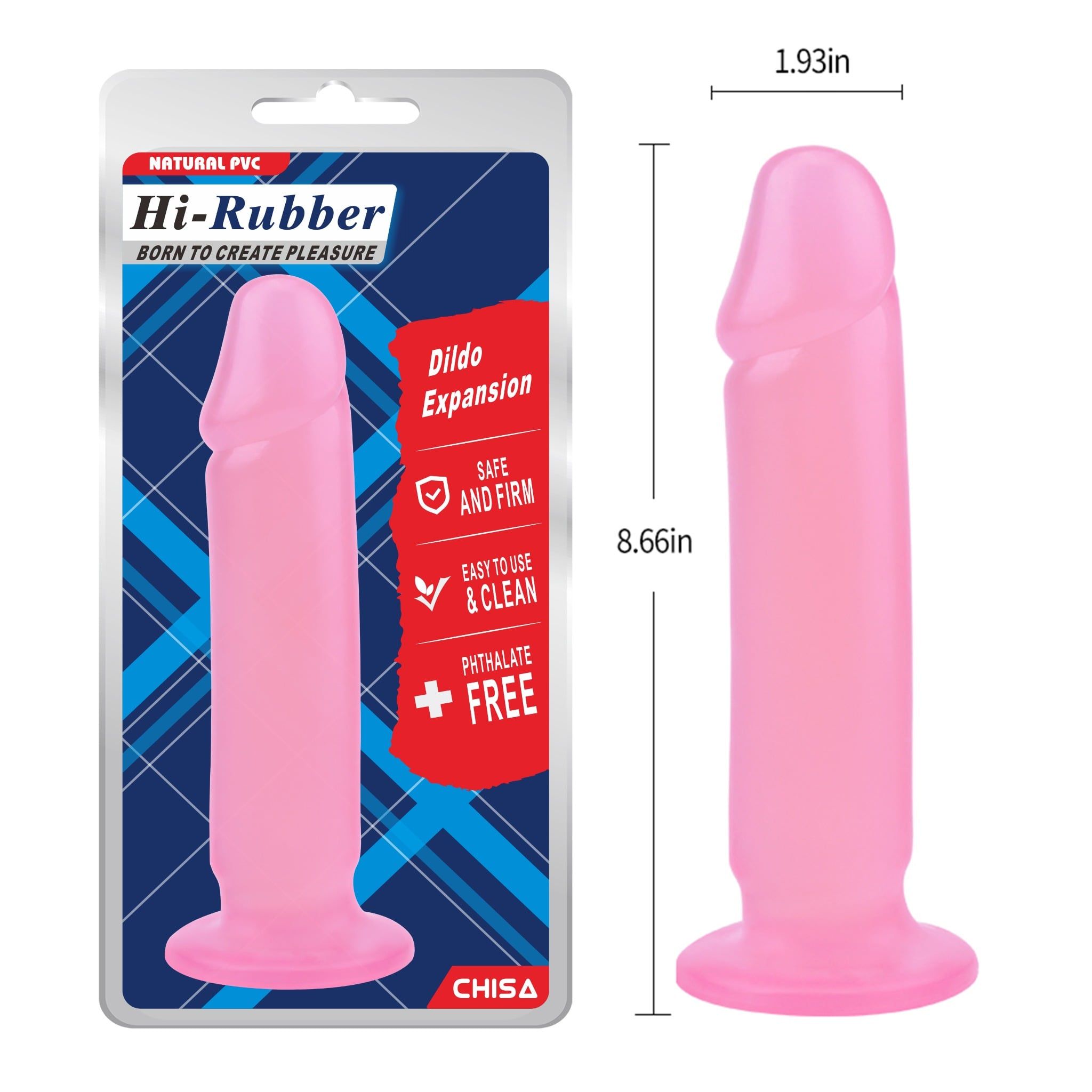  Dương Vật Giả Dính Tường Chisa Hi-Rubber Expansion 