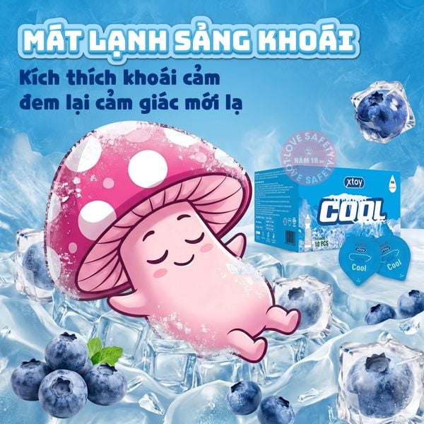 Bao Cao Su Gân Gai Hương Việt Quất Mát Lạnh Xtoy Cool